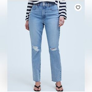 Madewell The Curvy Perfect Vintage Jean in Charnley Wash